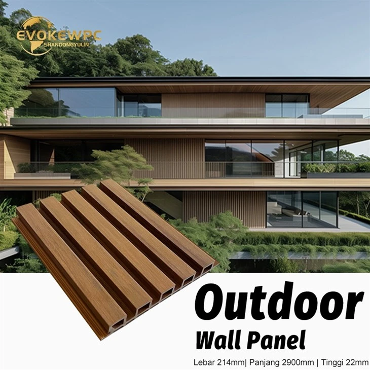 214*22 mm Waterproof ASA Outdoor Wall Panel suppliers
