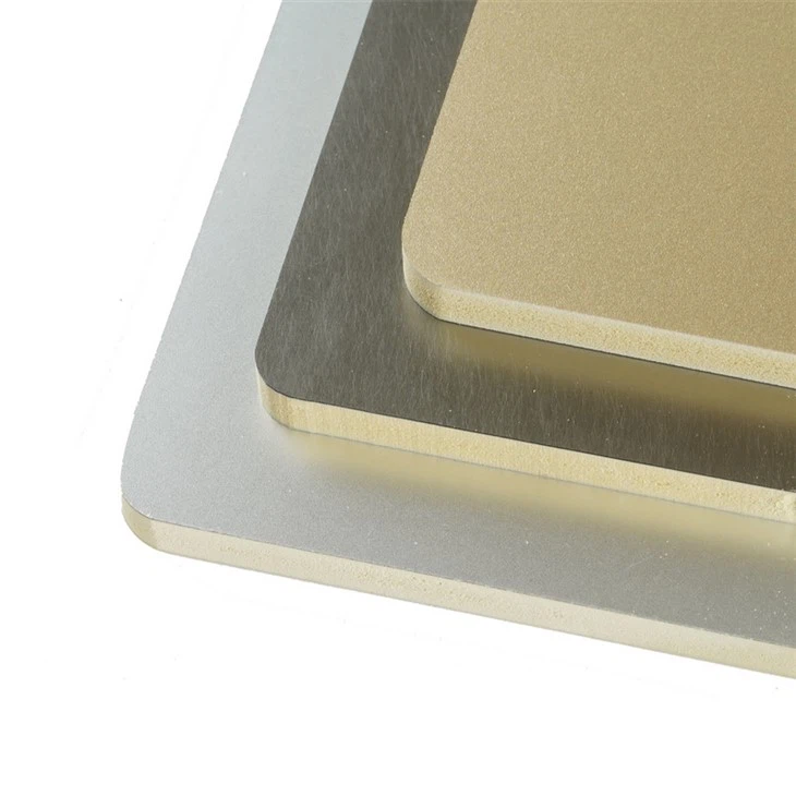 Bamboo Charcoal Wood Veneer Metal Panel